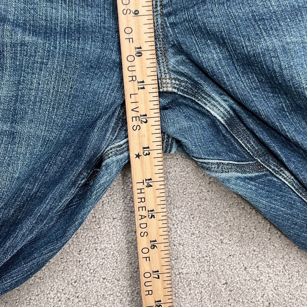Duluth Trading Jeans 38W 31.5L Blue Fade Flex‎ Ballroom Relaxed Fit Denim